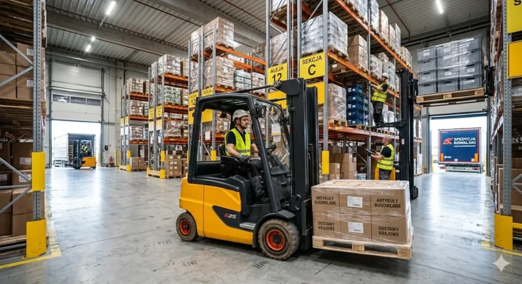 kurs wózka widłowego Koszalin szkolenie operatora wózka widłowego