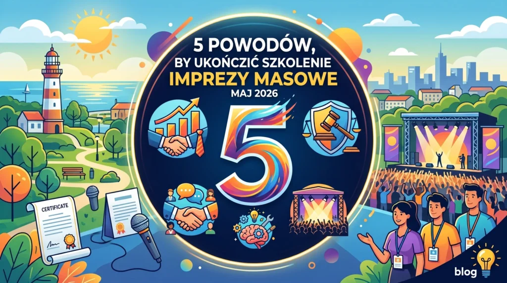 5 powodów, by ukończyć szkolenie imprezy masowe Koszalin w maju 2026 - obrazek wyróżniający do bloga