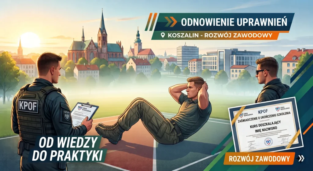 Zaświadczenie o wpisie na listę kwalifikowanych pracowników ochrony fizycznej a kurs doszkalający KPOF Koszalin