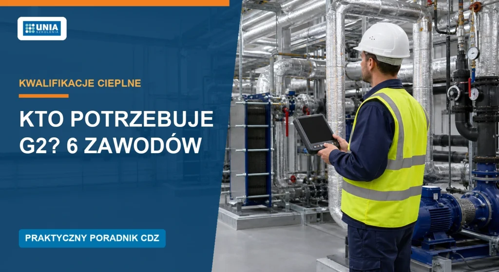 Kto potrzebuje uprawnień G2 – Technik kontrolujący urządzenia w nowoczesnej maszynowni cieplnej